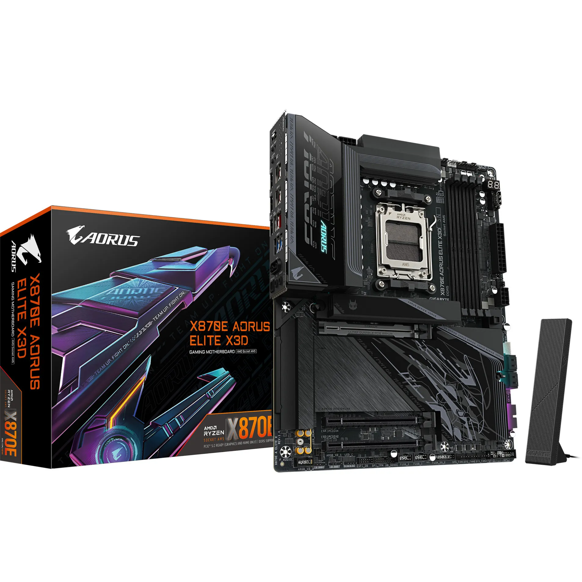X870E AORUS ELITE X3D, Scheda madre - immagine 1