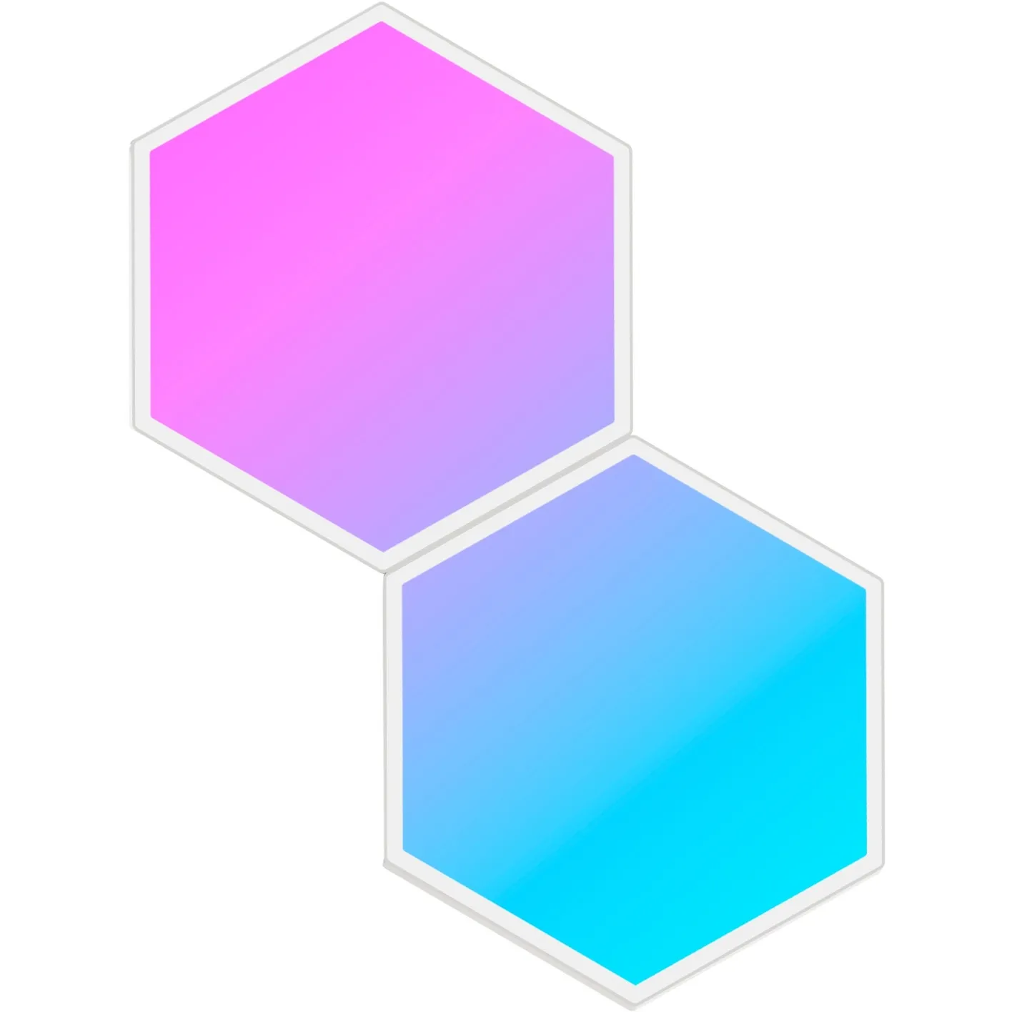 Pacchetto di espansione per pannelli luminosi Glide Hexa (2 pannelli), Luce LED - immagine 1