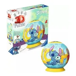 Puzzle 3D 72 pz Puzzleball 6a+ (12,9x15,9cm) DISNEY STITCH 11596 - immagine 1