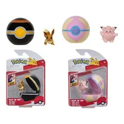 Mini personaggio Clip n'Go in Pokè Ball (5cm) POKÉMON Assortito PK160300 - immagine 1
