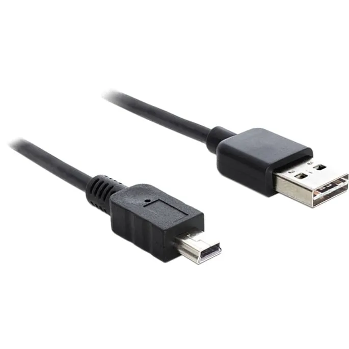 3m USB 2.0 A - mini USB m/m cavo USB USB A Mini-USB B Nero - immagine 1