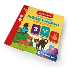 Gioco prescolare Libro magnetico Numeri e animali 3-5a SAPIENTINO 16493 - immagine 1