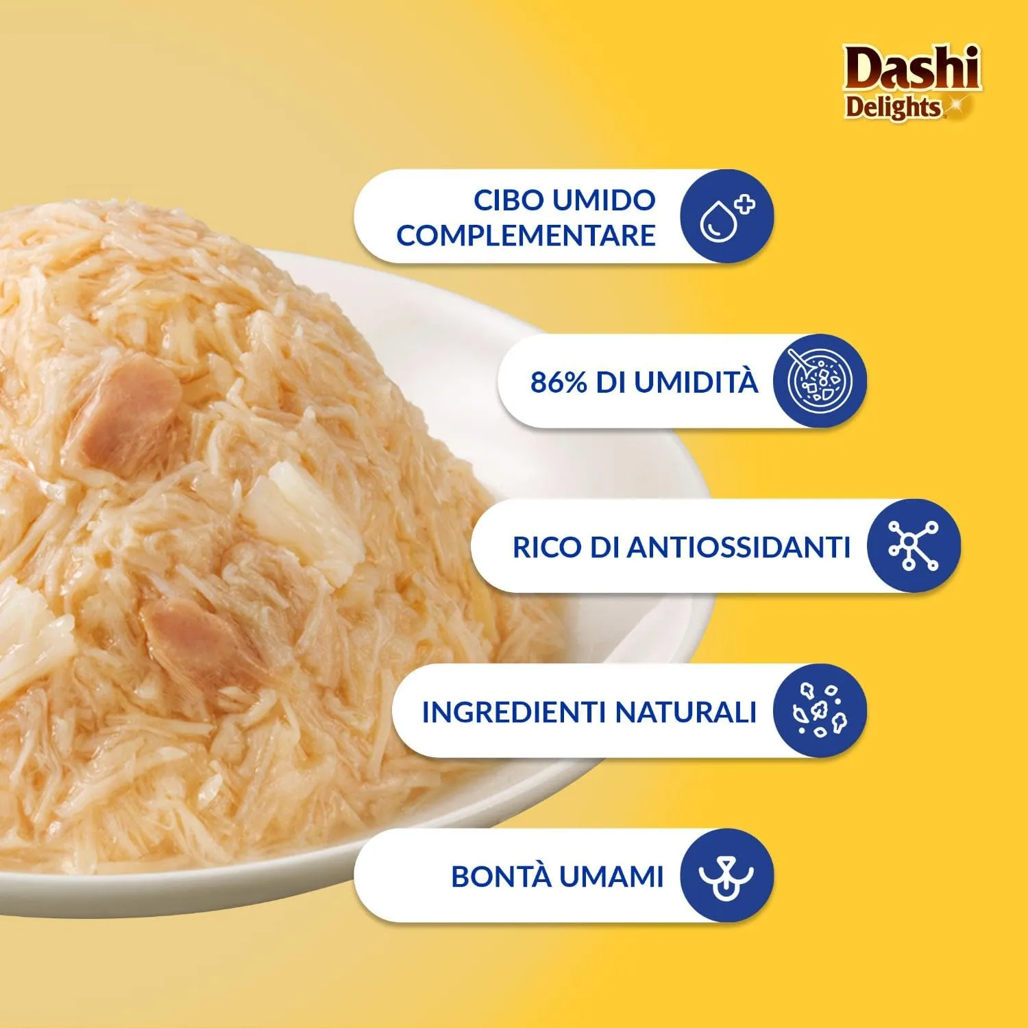 INABA Dashi Delights, Multipack Pollo, Tonno, Capesante e Salmone, 480g - immagine 4