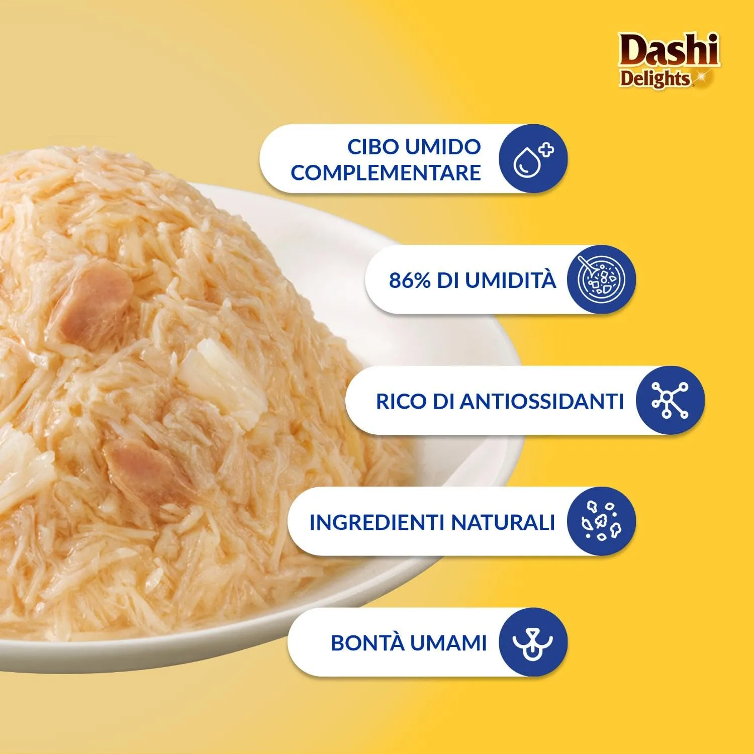 INABA Dashi Delights Gatti, Multipack Pollo, Formaggio e Salmone, 480g - immagine 4
