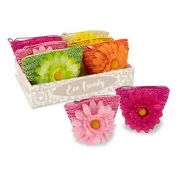 Borsetta gioco Eco Trendy in paglia con fiore (15x17cm) MISS SIGNORINA Assortito 52592 - immagine 1