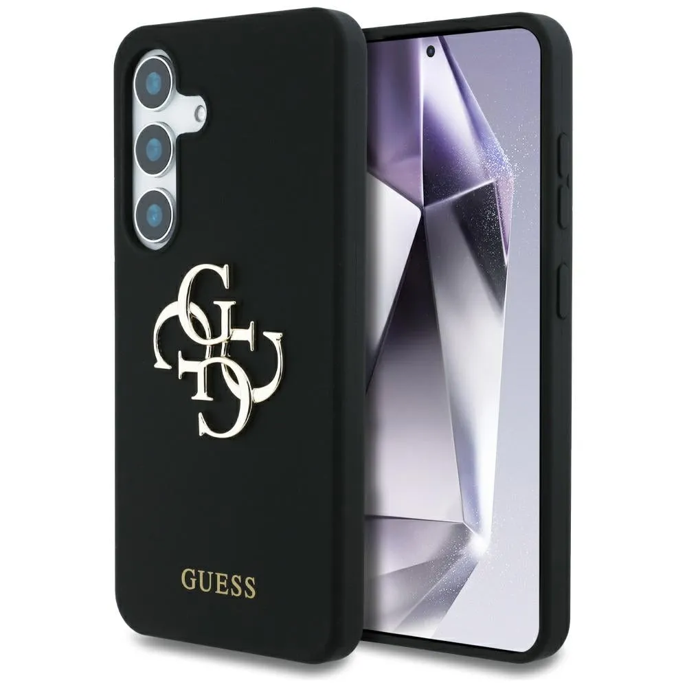 Custodia per Samsung Galaxy S25 S931, Guess, 4G Big, Nera - immagine 1