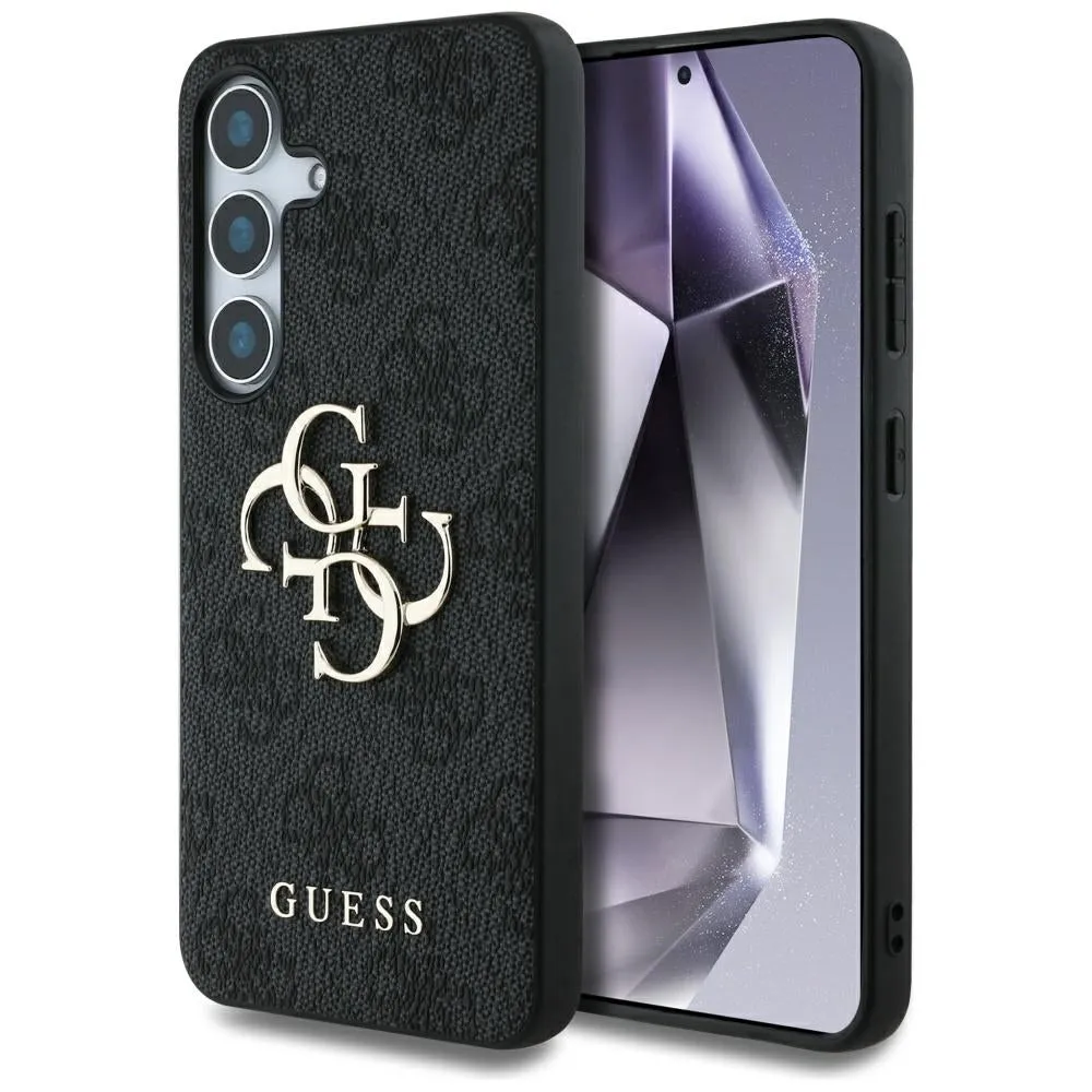 Custodia per Samsung Galaxy S25 S931, Guess, 4G Big Logo, Nera - immagine 1