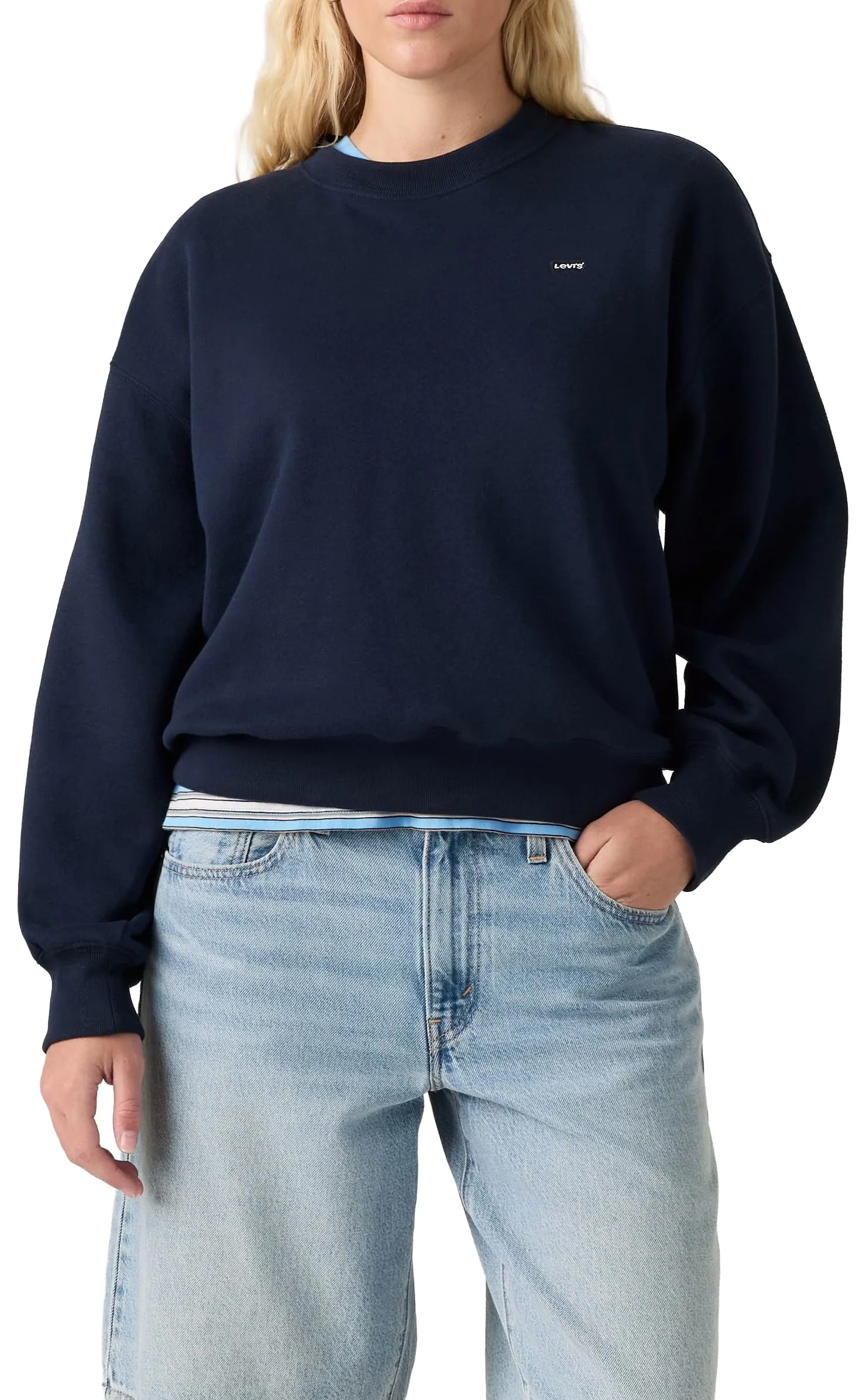 Everyday Crew Felpa Navy Blazer Bru - immagine 3