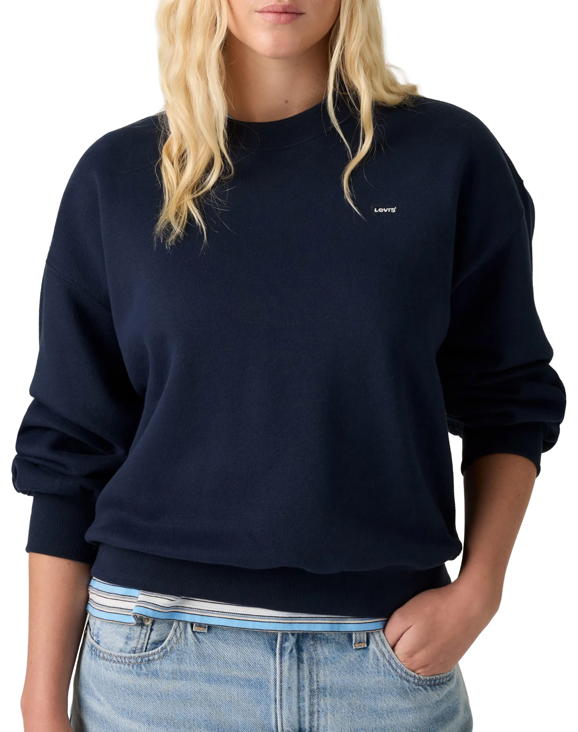 Everyday Crew Felpa Navy Blazer Bru - immagine 1
