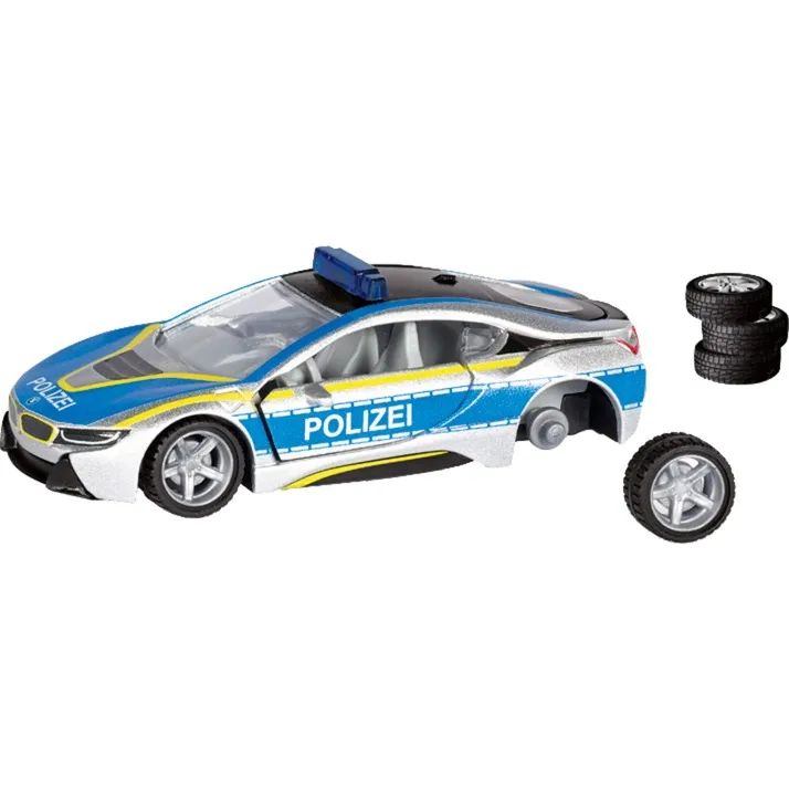 BMW i8 Police Modello di auto della polizia Preassemblato 1:50, Veicolo modello - immagine 1