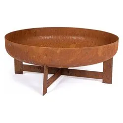Braciere acciaio (60x24cm) EFESTO Ruggine 0782433 - immagine 1