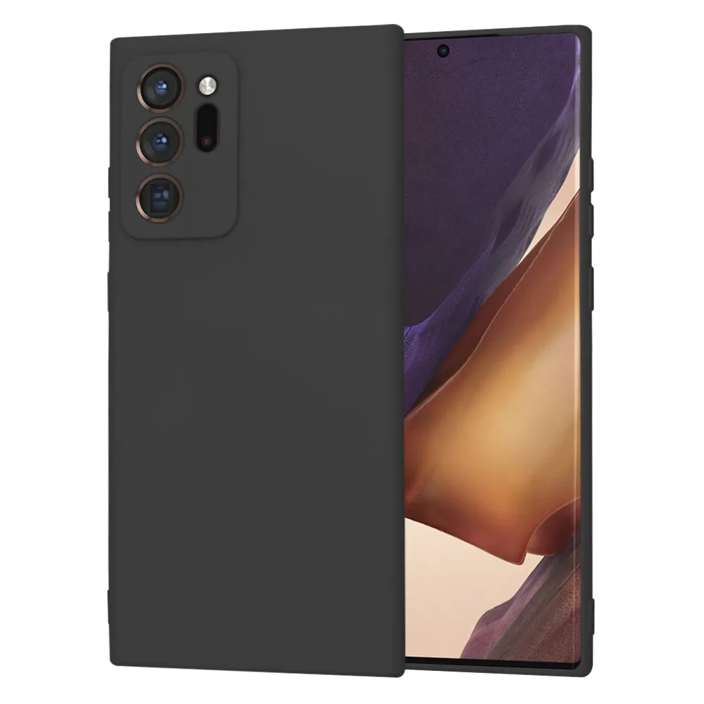 Custodia per Samsung Galaxy Note 20 Ultra 5G N986 / Note 20 Ultra N985, Techsuit, SoftFlex, Nera - immagine 1