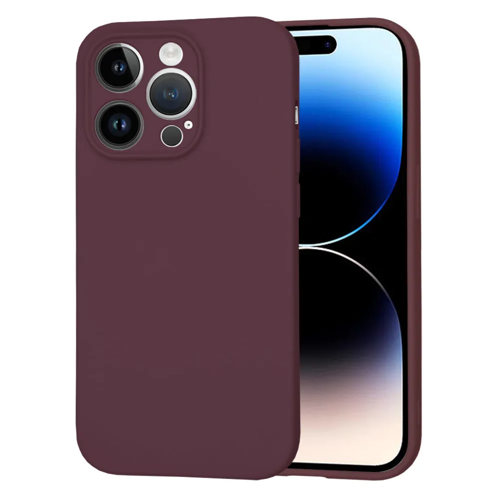Custodia per Apple iPhone 14 Pro, Techsuit, SoftFlex, Ciliegia - immagine 1