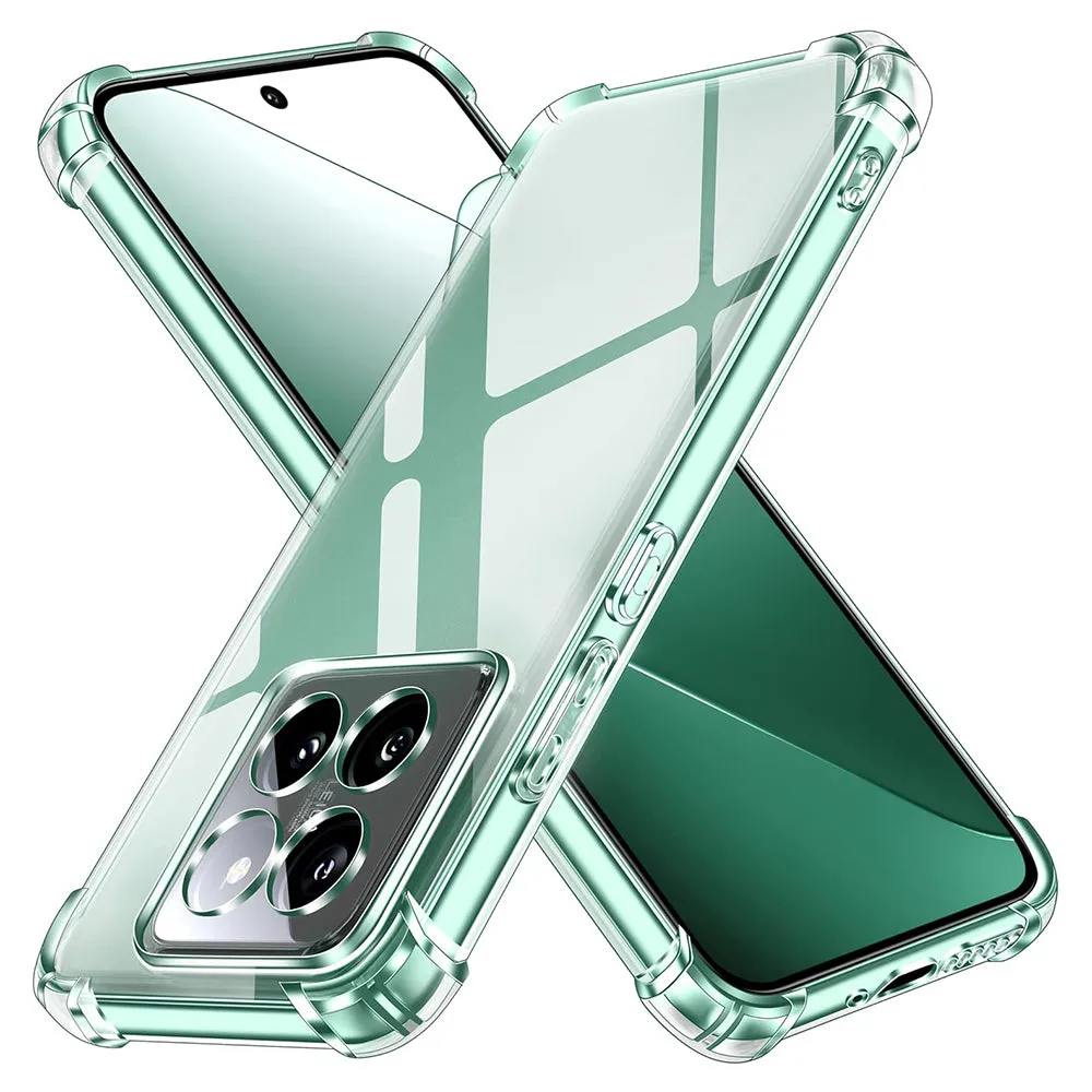 Custodia per Xiaomi 14 Pro, Techsuit, Shockproof Clear, Trasparente - immagine 1