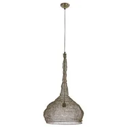 Sospensione AMISH Flat brass (1 luce - 25 W - E27) (42x42x69cm) 0826380 - immagine 1