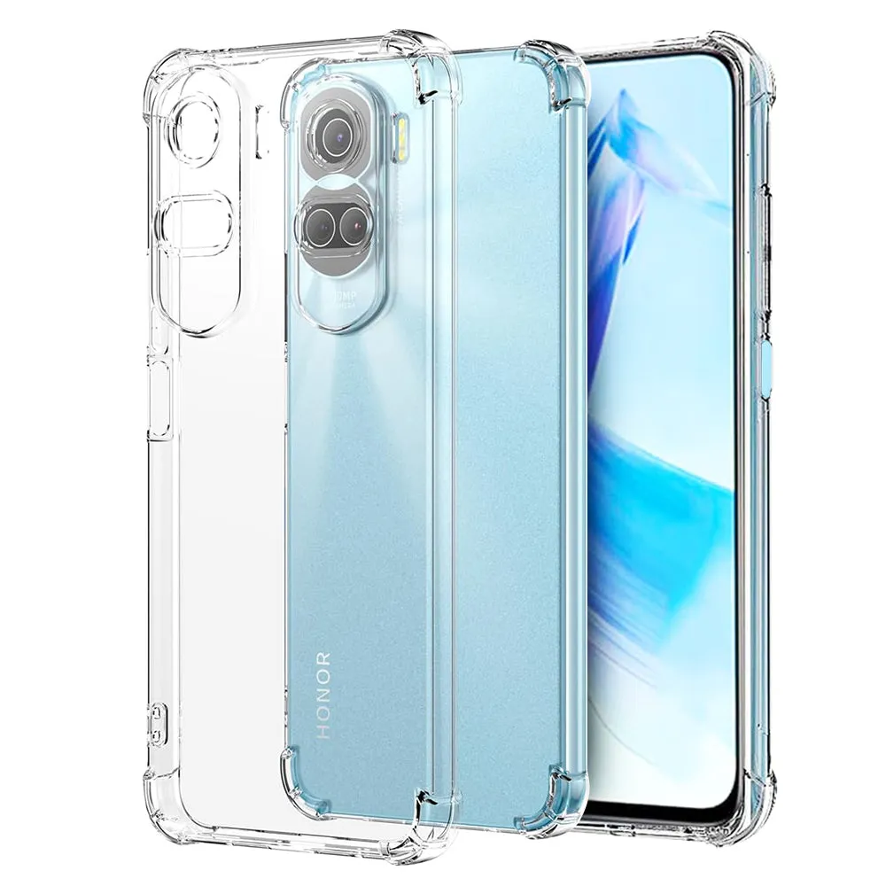 Custodia per Honor 90 Lite, Techsuit, Shockproof Clear, Trasparente - immagine 1