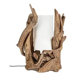 Lampada tavolo BION Bianco (1 luce - 60 W - E27) (45x35x70cm) 0826480 - immagine 1