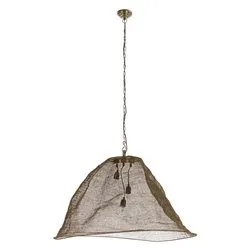 Sospensione AMISH Lop brass (3 luci - 75 W - E27) (100x100x62cm) 0826383 - immagine 1