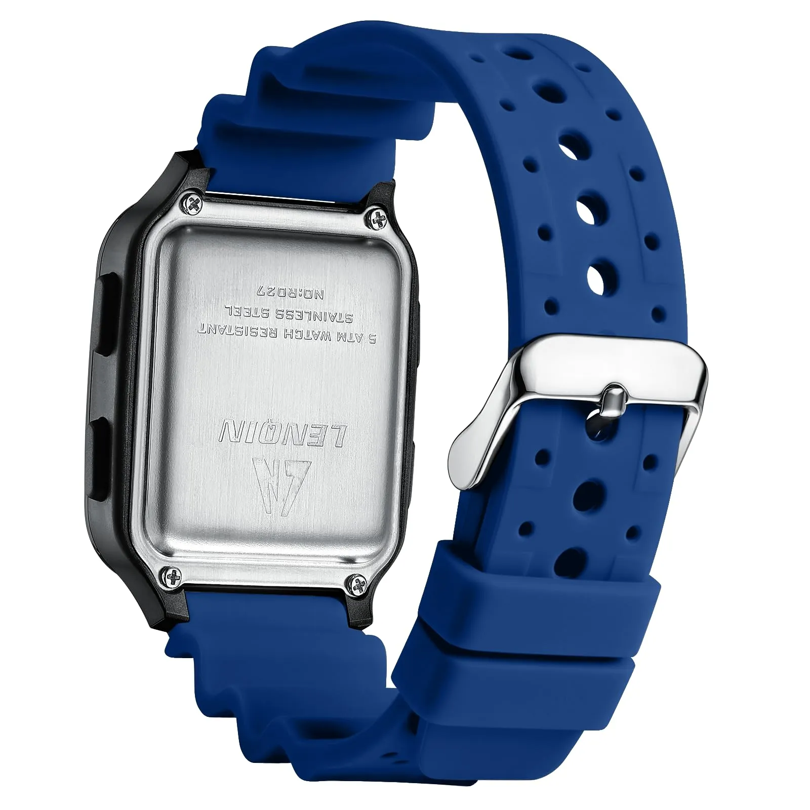 LN LENQIN Orologio Uomo Digitale Impermeabile Sportivo LED Cronometro - immagine 2
