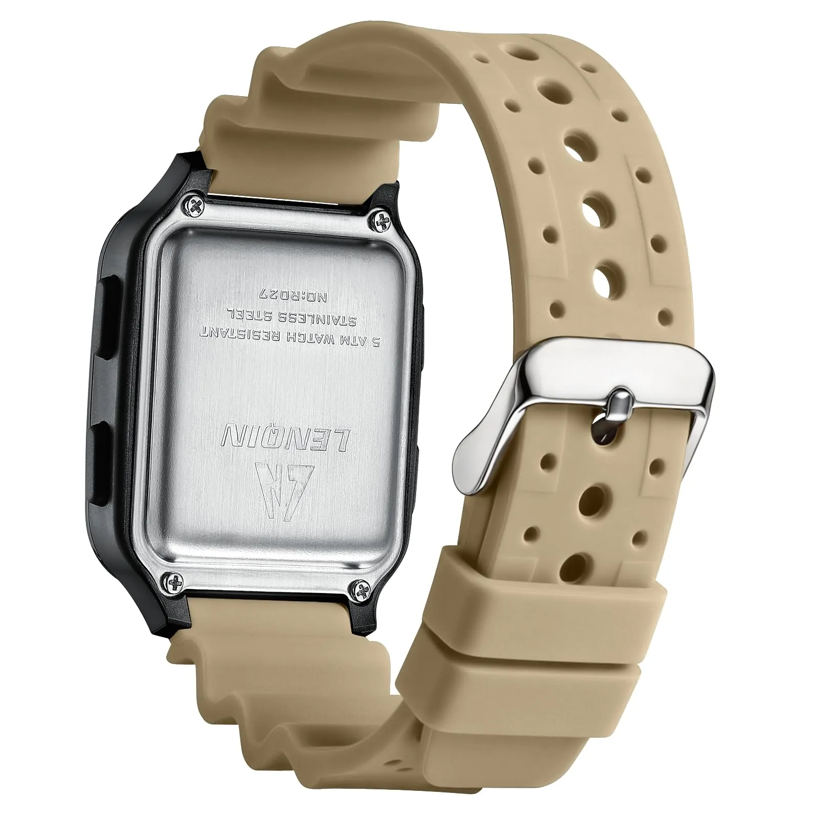 LN LENQIN Orologio Uomo Digitale Impermeabile Sportivo LED Cronometro - immagine 2