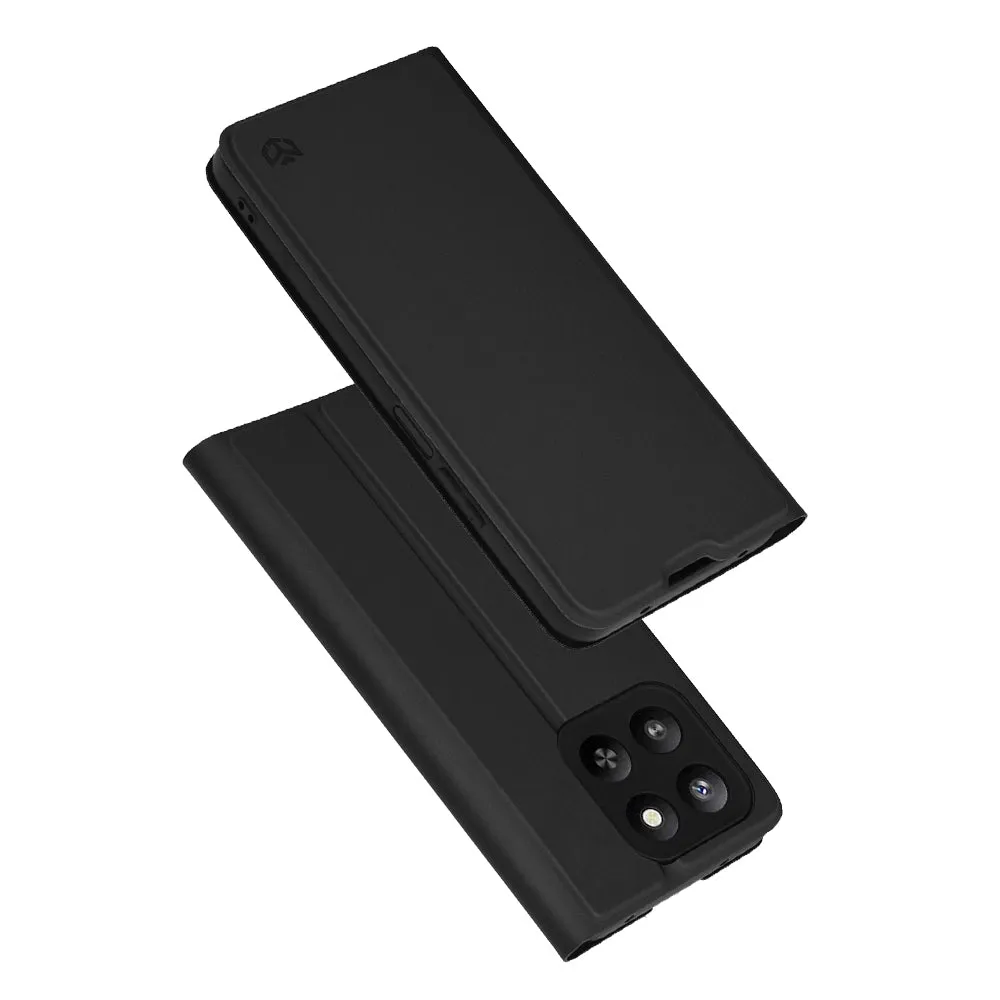 Custodia per Honor 400 Smart 4G / X7d 4G / 400 Smart 5G, Techsuit, Magskin Book, Nera - immagine 1