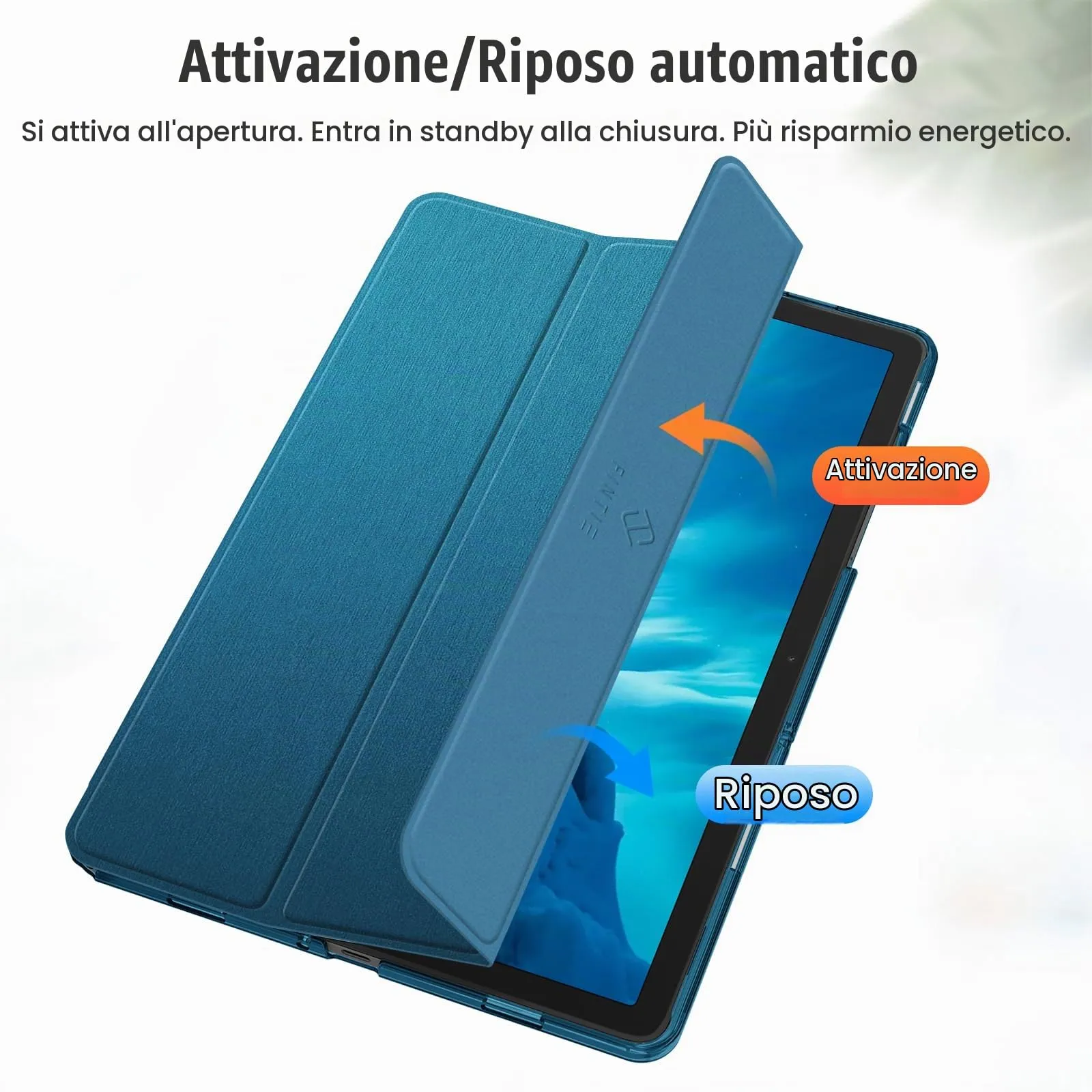 FINTIE Cover + Pellicola per Samsung Galaxy Tab A11+ / A9+ 11" (2025/2023) - immagine 3