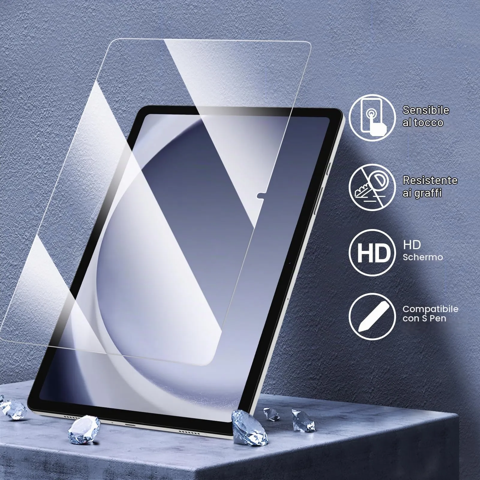 FINTIE Cover + Pellicola per Samsung Galaxy Tab A11+ / A9+ 11" (2025/2023) - immagine 6