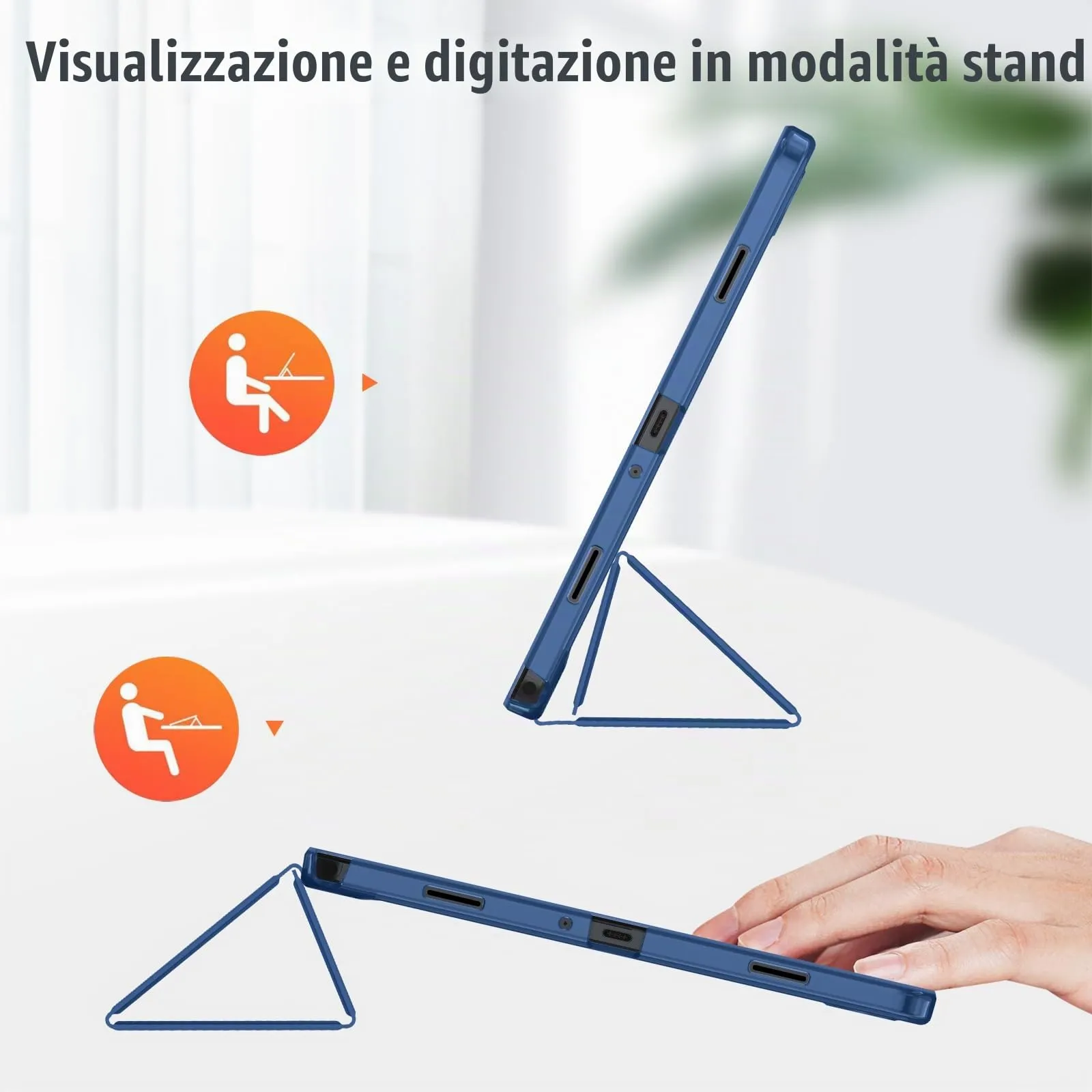 FINTIE Cover + Pellicola per Samsung Galaxy Tab A11+ / A9+ 11" (2025/2023) - immagine 5