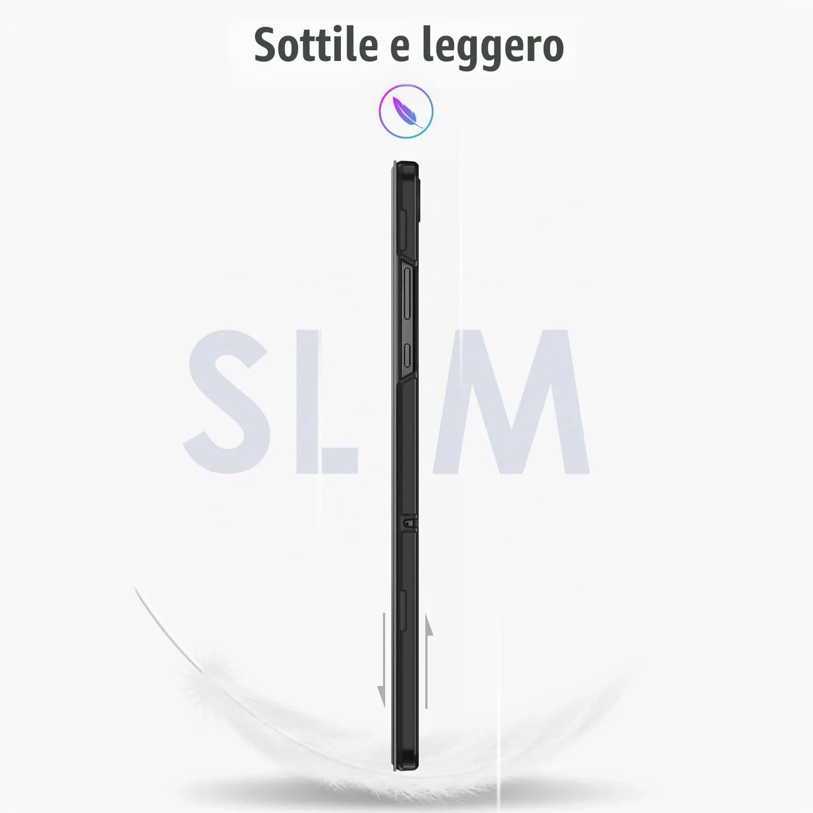 FINTIE Cover + Pellicola per Samsung Galaxy Tab A11+ / A9+ 11" (2025/2023) - immagine 3
