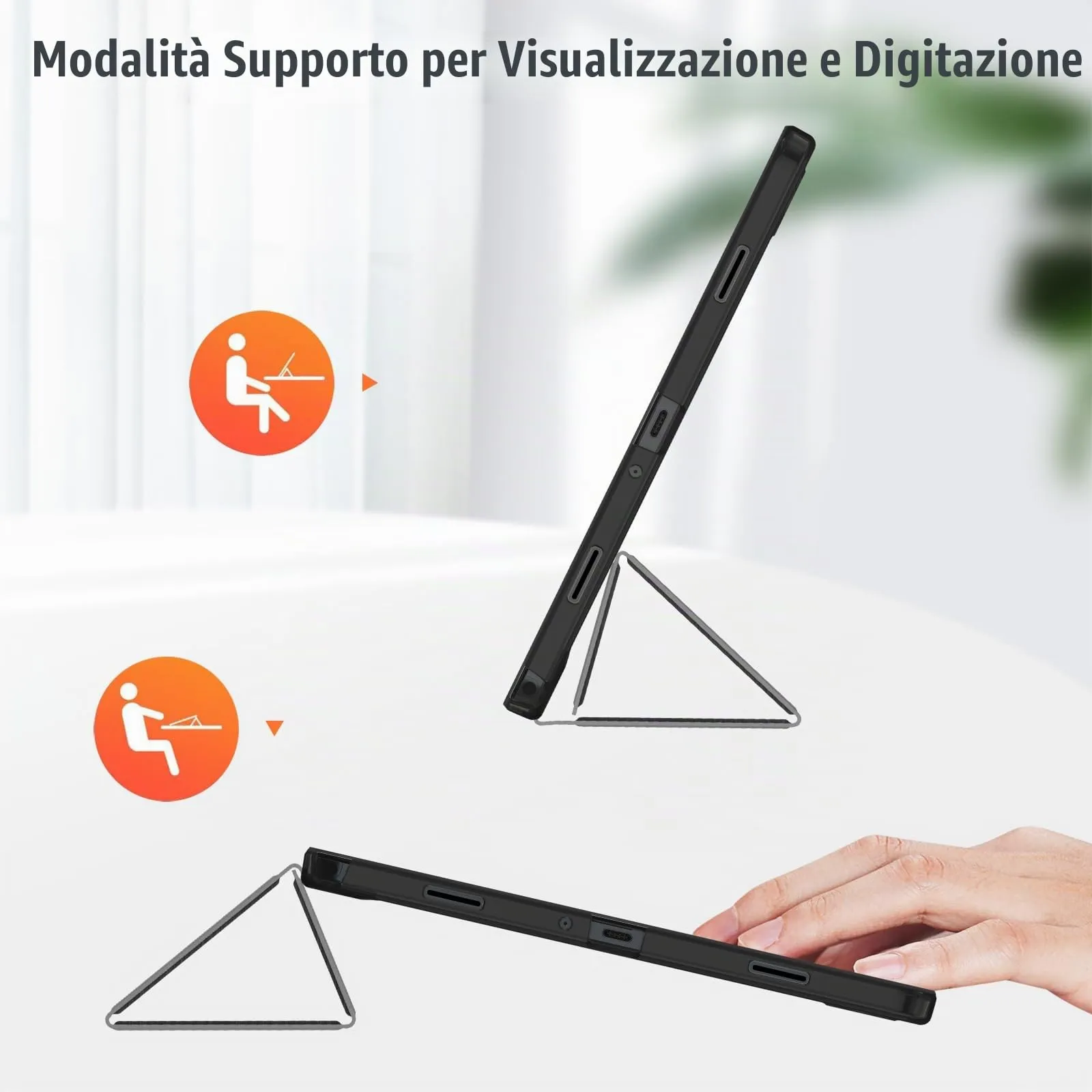 FINTIE Cover + Pellicola per Samsung Galaxy Tab A11+ / A9+ 11" (2025/2023) - immagine 5