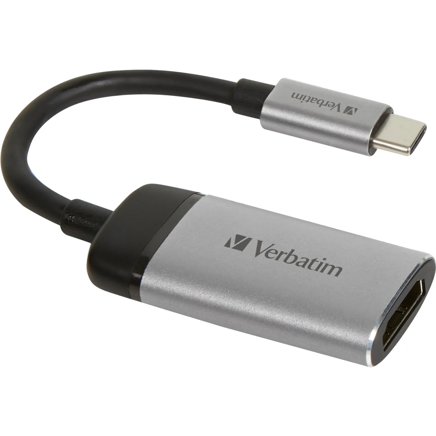 49143 cavo e adattatore video 0,1 m USB tipo-C HDMI Nero, Argento - immagine 1