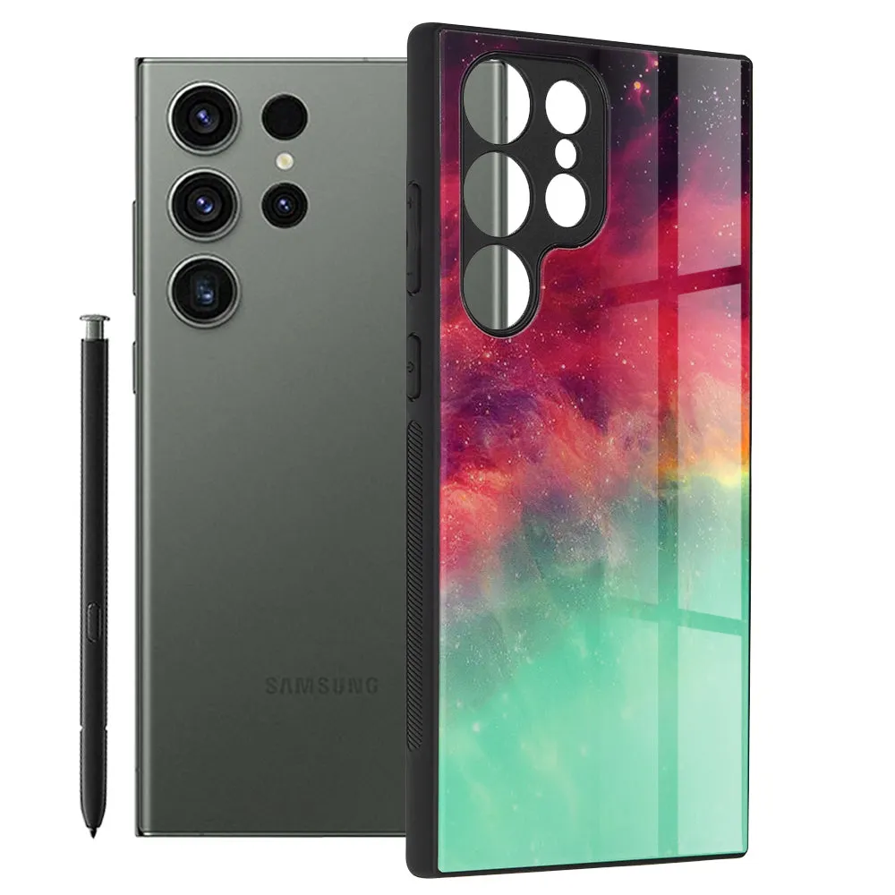 Custodia per Samsung Galaxy S23 Ultra S918, Techsuit, Glaze, Turchese - immagine 1