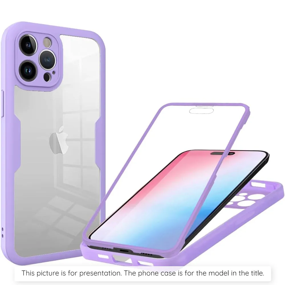 Custodia per Xiaomi 15T, Techsuit, ColorVerse 360, Viola - immagine 1