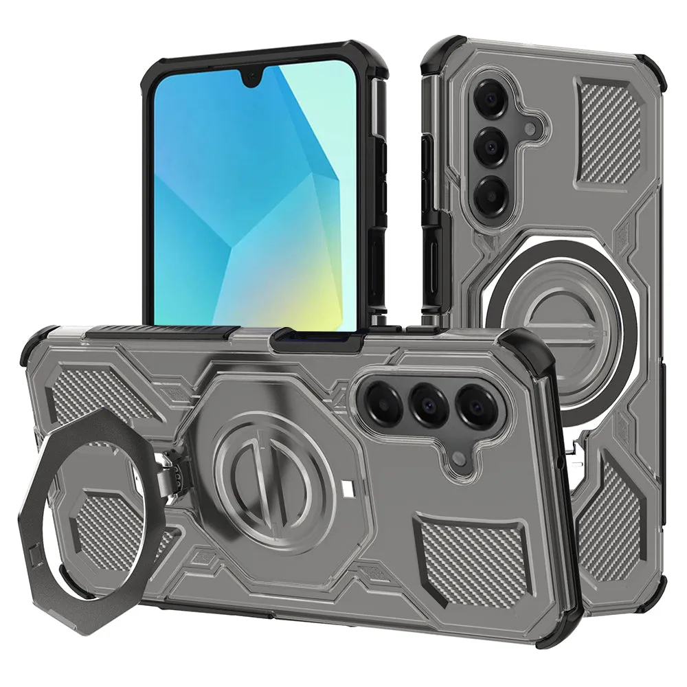 Custodia per Samsung Galaxy A16 5G A166 / A16 4G A165, Techsuit, Carbon Shield Pro, Fumé - immagine 1