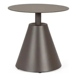 Tavolino da esterno alluminio ALOHA Cocoa (50x49,5cm) 0660448 - immagine 1