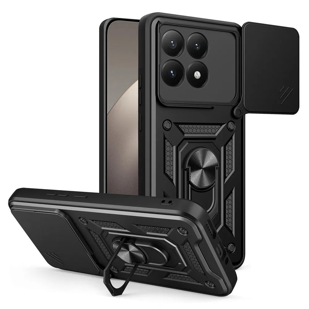 Custodia per Xiaomi 15T, Techsuit, CamShield, Nera - immagine 1