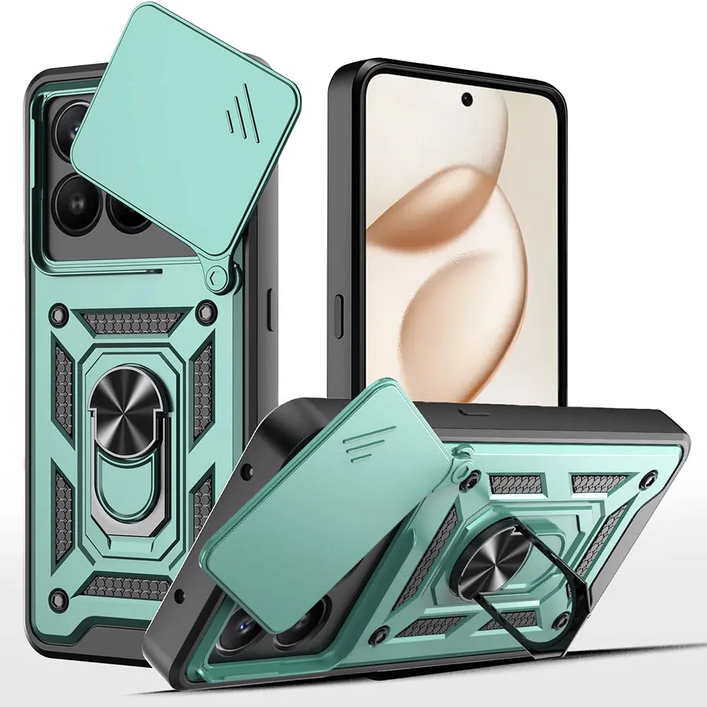 Custodia per Honor 400 Smart 4G / X7d 4G / 400 Smart 5G, Techsuit, CamShield, Verde - immagine 1