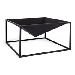 Braciere acciaio (60x60cm) ILLINOIS Nero 0782429 - immagine 1