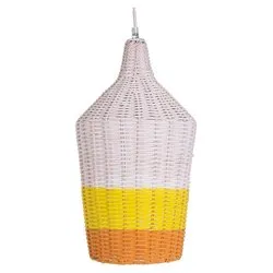 Sospensione SUN Giallo, Arancio e Bianco (1 luce - 40 W - E27) (25x169cm) 0827928 - immagine 1