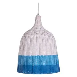 Sospensione SKY Blu, Azzurro e Bianco (1 luce - 40 W - E27) (37x172cm) 0827929 - immagine 1