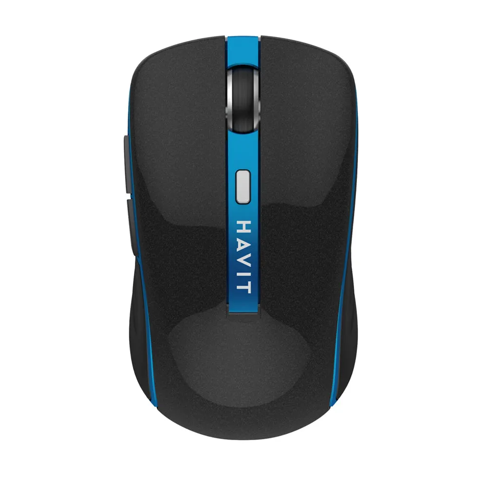 Mouse Wireless HAVIT MS951GT, 1000DPI - 1600DPI, Nero Blu - immagine 1