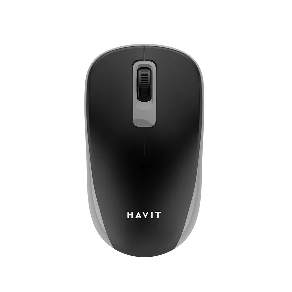 Mouse Wireless HAVIT MS626GT, 1200DPI, Nero Grigio - immagine 1