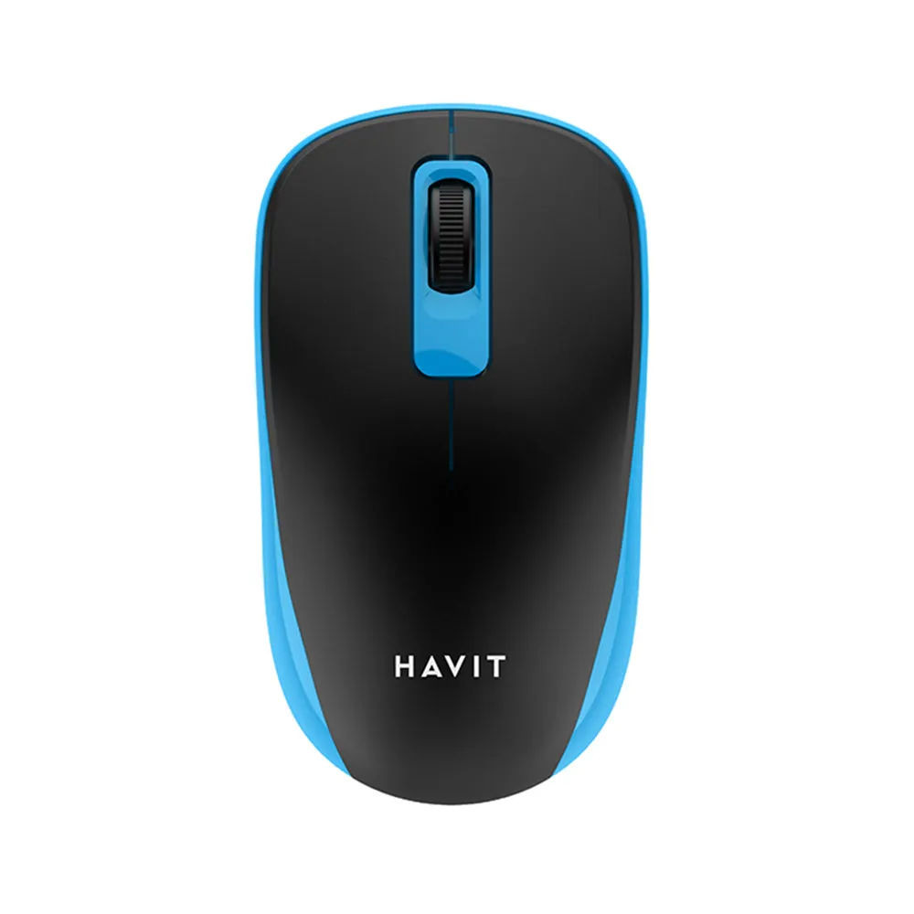 Mouse Wireless HAVIT MS626GT, 1200DPI, Nero Blu - immagine 1