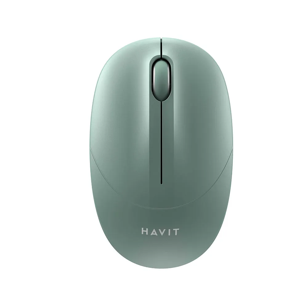 Mouse Wireless HAVIT MS54GT, 1600DPI, Verde - immagine 1