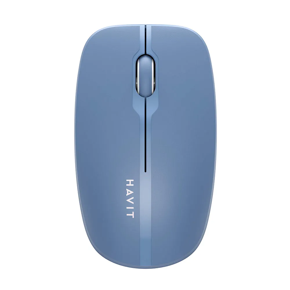 Mouse Wireless HAVIT MS53WB, 1600DPI, Blu - immagine 1