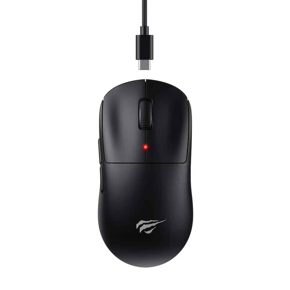 Mouse Gaming Wireless HAVIT MS970WB Pro, 800DPI - 12000DPI, BT / Wi-Fi / Cablato, Nero - immagine 1