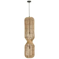 Sospensione MALABO Naturale (2 luci - 80 W - E27) (25,5x183cm) 0828187 - immagine 1