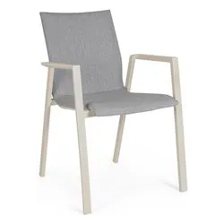 Sedia con braccioli alluminio, textilene ODEON Pelican 0663676 - immagine 1