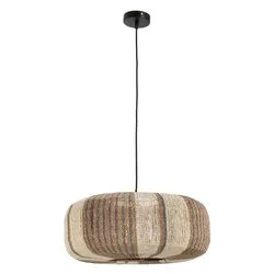 Sospensione MALI Beige, Grigio e Marrone (1 luce - 40 W - E27) (50,5x102cm) 0828181 - immagine 1
