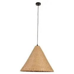 Sospensione GABON Marrone (1 luce - 40 W - E27) (60x166,5cm) 0828139 - immagine 1